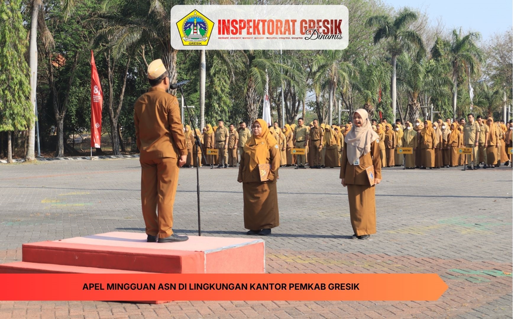 APEL MINGGUAN ASN DI LINGKUNGAN KANTOR PEMKAB GRESIK